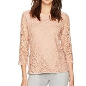 Adrianna Papell | 3/4 Sleeve Lace Blouse